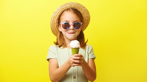 La glace vanille est-elle saine?